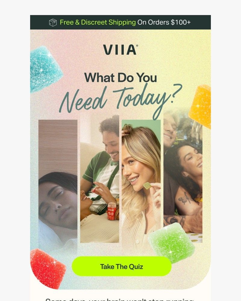 Screenshot of email sent to a VIIA Newsletter subscriber