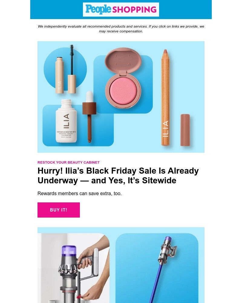 Screenshot of email sent to a People Newsletter subscriber