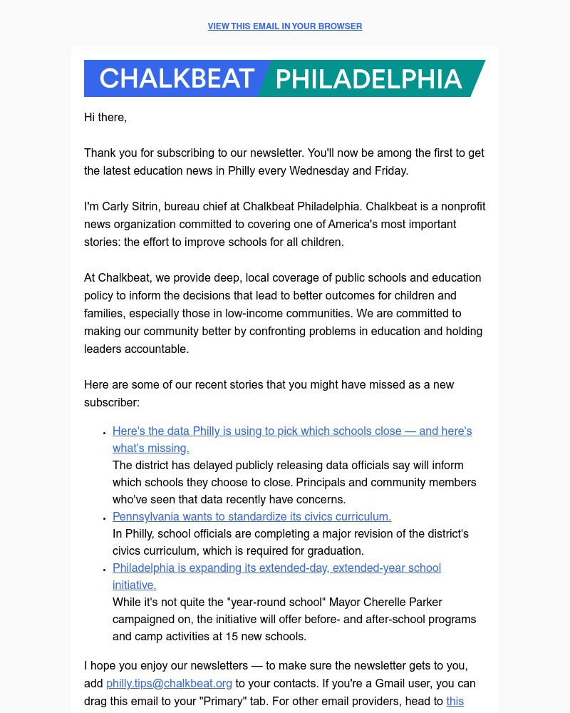 Screenshot of email with subject /media/emails/what-to-expect-from-chalkbeat-philadelphias-reporting-0ba652-cropped-8b3d2519.jpg