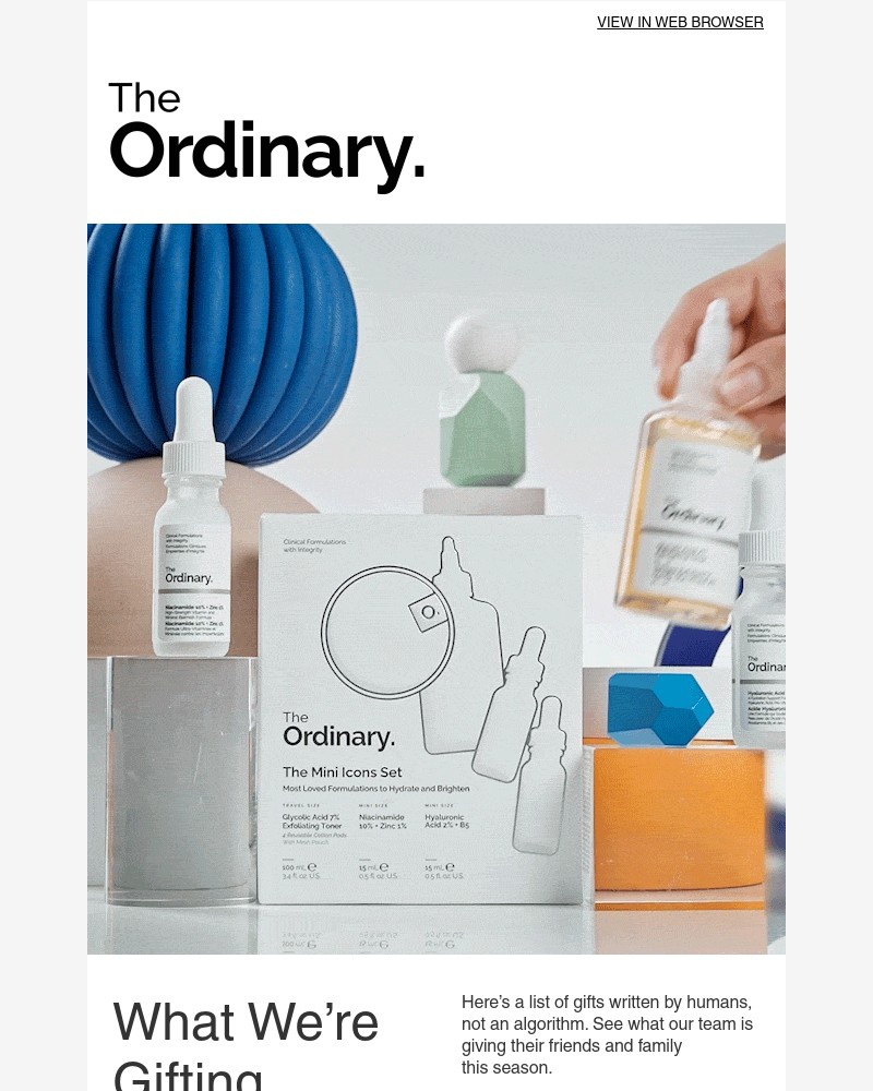 Screenshot of email sent to a The Ordinary Seller