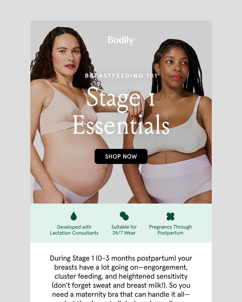 Screenshot of email sent to a Bodily Newsletter subscriber