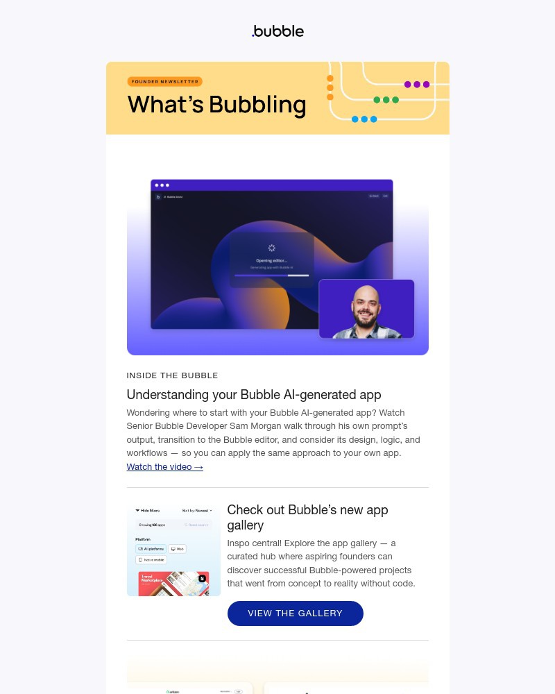 Screenshot of email with subject /media/emails/whats-bubbling-how-to-use-bubble-ai-our-new-app-gallery-and-more-10c6c2-cropped-91763af7.jpg