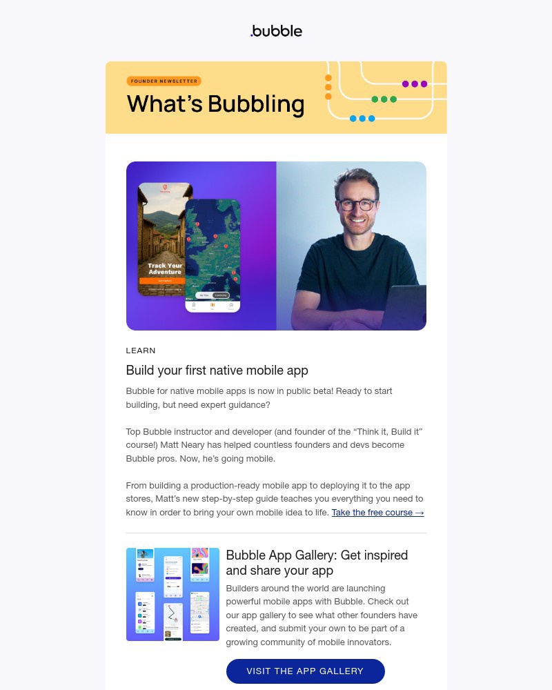 Screenshot of email with subject /media/emails/whats-bubbling-new-bubble-mobile-course-top-app-tours-for-inspiration-and-more-dc_6ycfShv.jpg