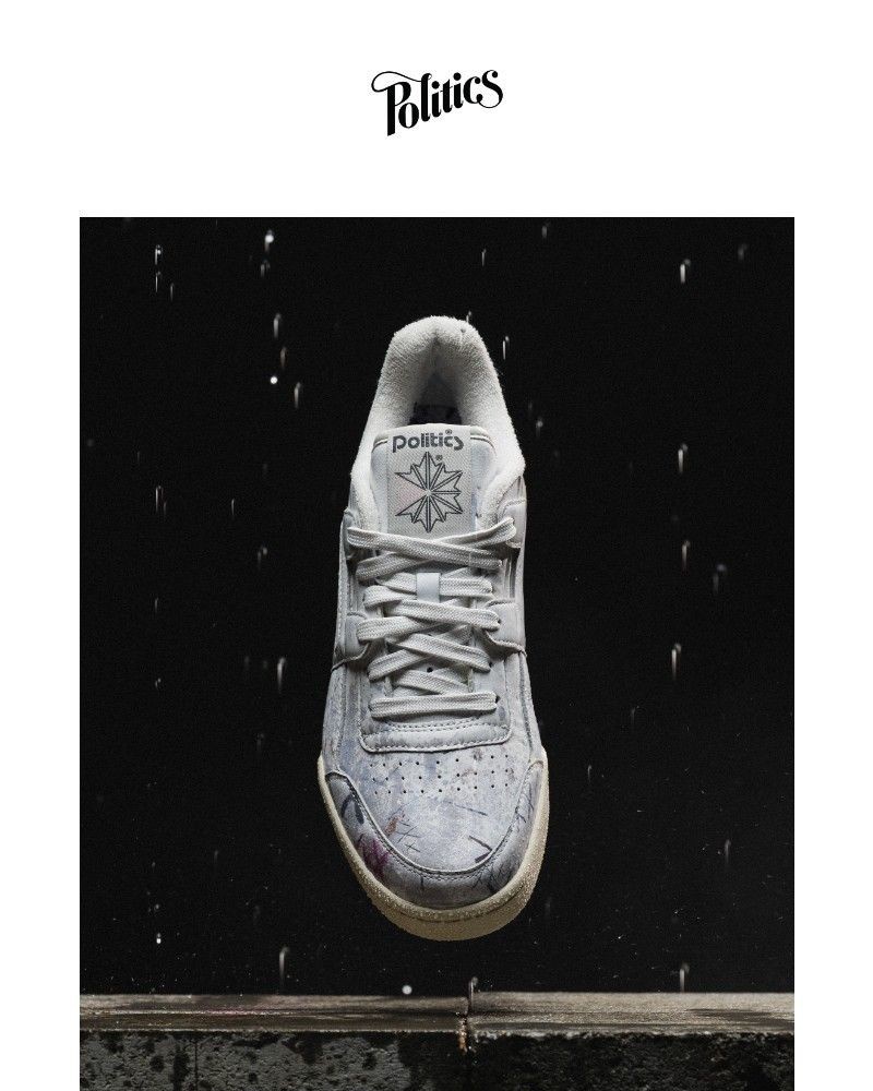 Screenshot of email sent to a Sneaker Politics Newsletter subscriber