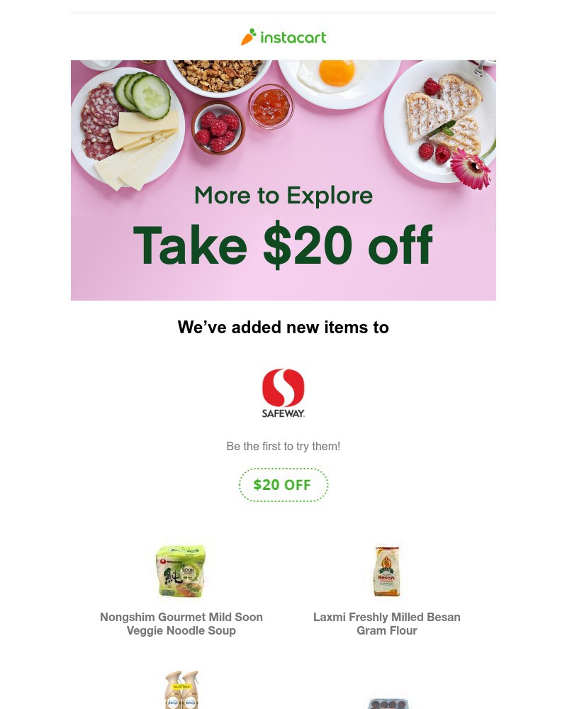 Screenshot of email with subject /media/emails/whats-new-at-safeway-by-instacart-discover-new-items-with-20-off-your-order-84595_DEKTkfn.jpg