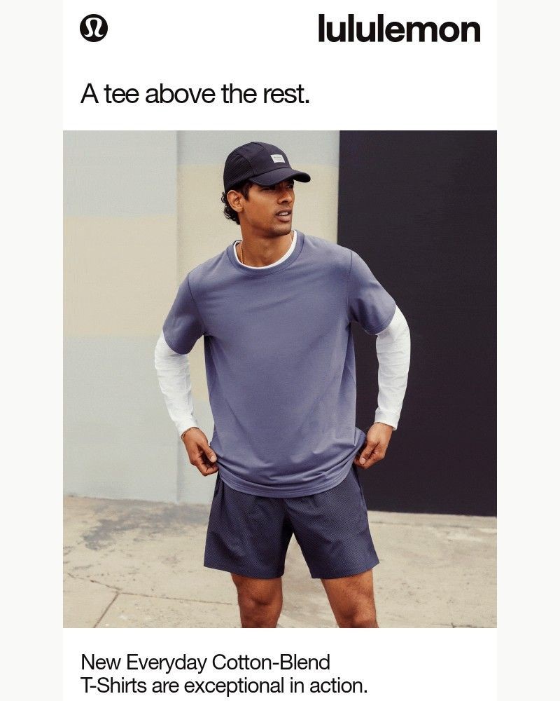 Screenshot of email sent to a Lululemon Registered user