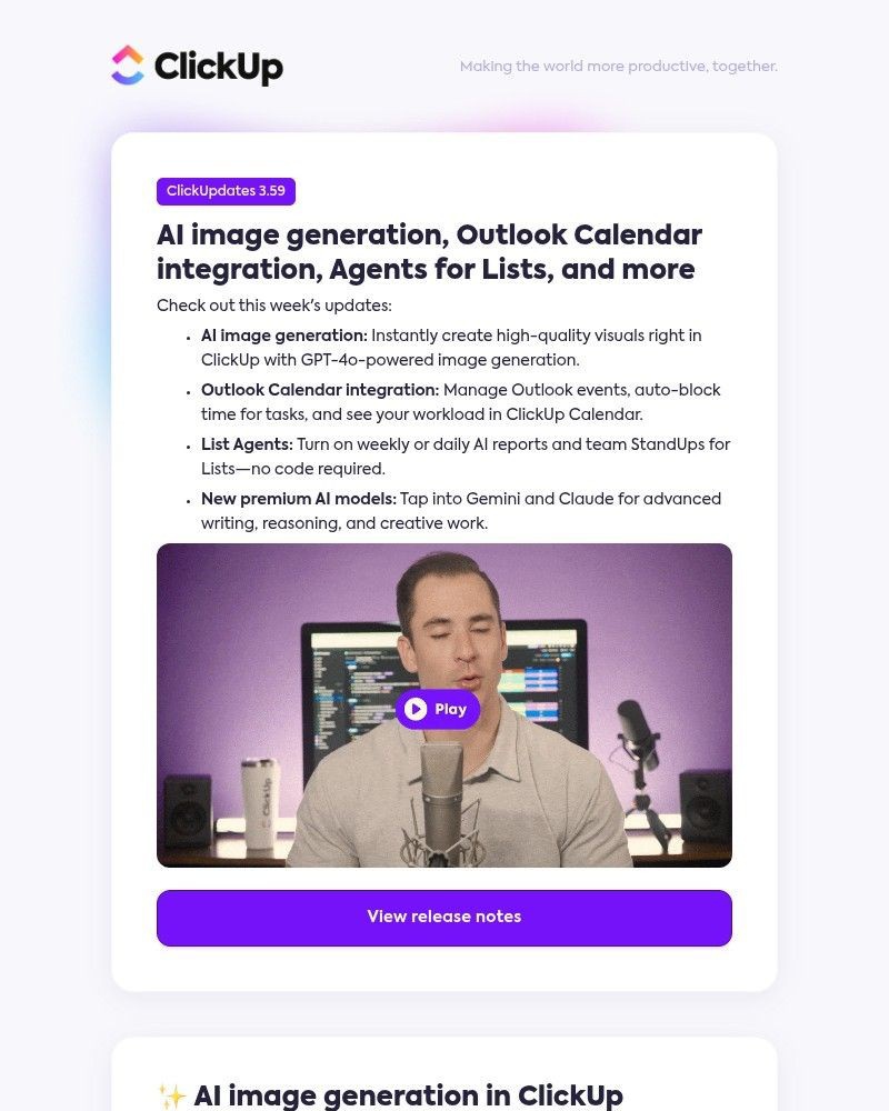 Screenshot of email with subject /media/emails/whats-new-in-clickup-ai-images-outlook-calendar-integration-list-agents-and-more-_2uiK3Mc.jpg