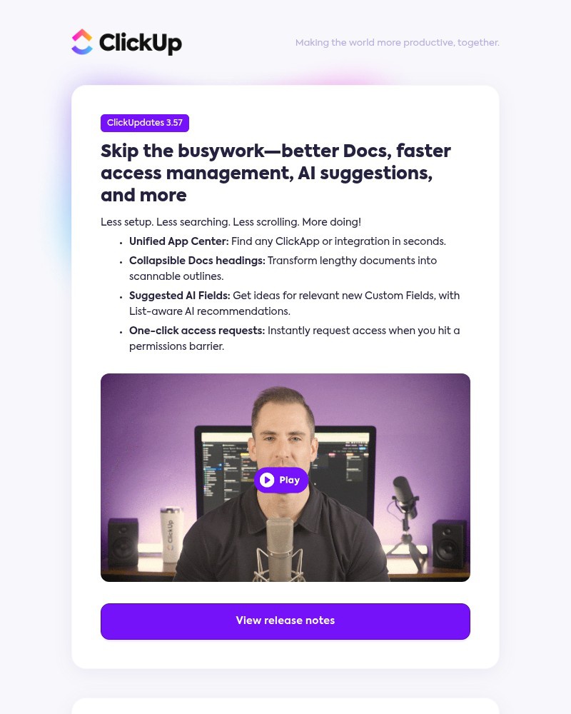 Screenshot of email with subject /media/emails/whats-new-in-clickup-smarter-docs-ai-suggestions-faster-access-379e63-cropped-60735dca.jpg