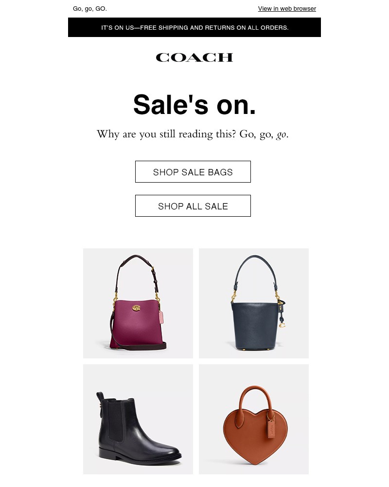 Screenshot of email with subject /media/emails/whats-on-sale-the-dakota-bucket-bag-to-start-33ed20-cropped-e175a7ae.jpg