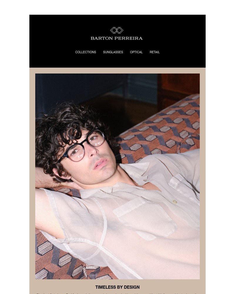 Screenshot of email sent to a Barton Perreira Newsletter subscriber