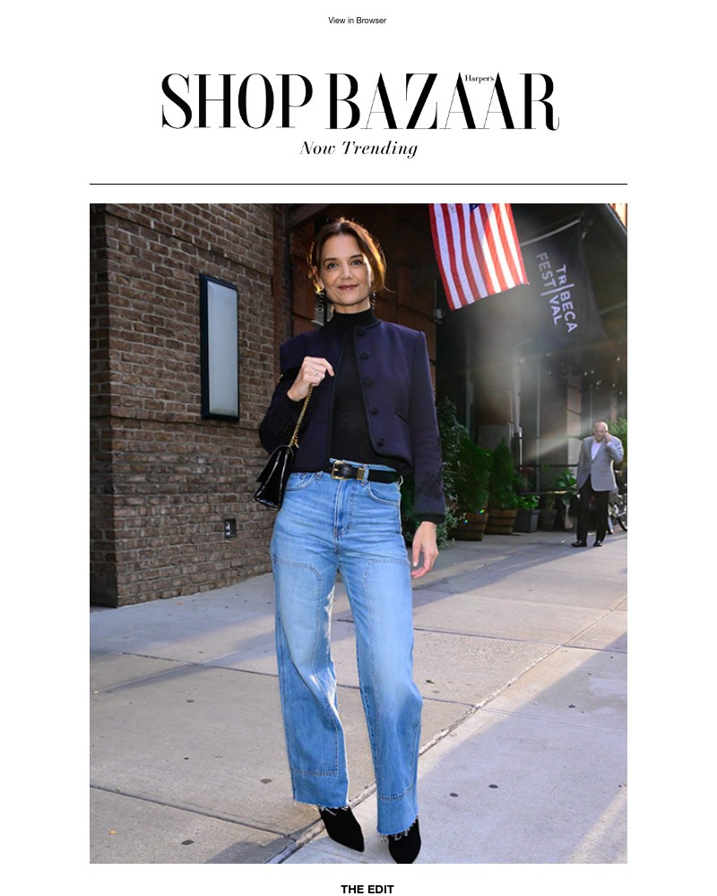 Screenshot of email sent to a Harper’s Bazaar Newsletter subscriber