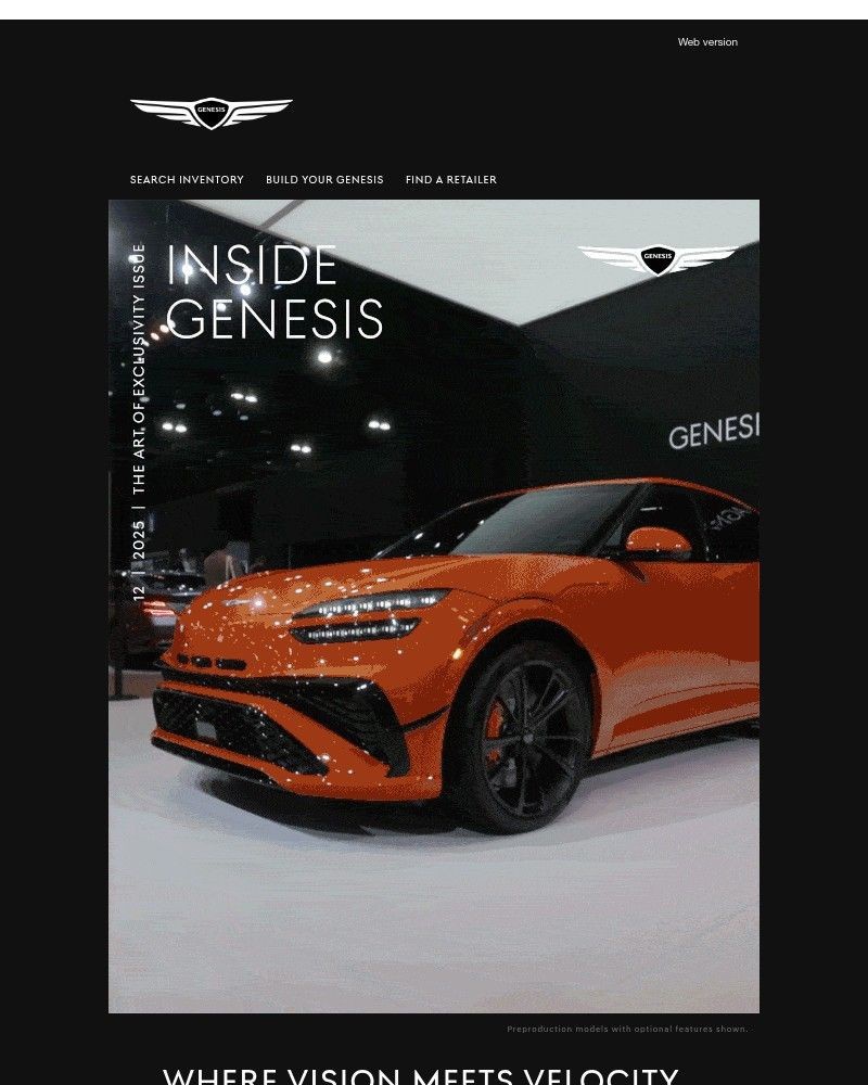 Screenshot of email sent to a Genesis Newsletter subscriber