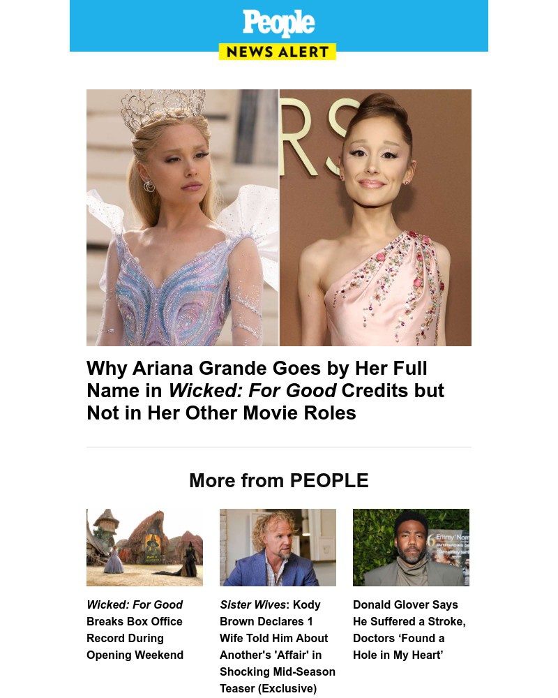 Screenshot of email with subject /media/emails/why-ariana-grande-goes-by-her-full-name-in-wicked-for-good-credits-but-not-in-her_foGbq4J.jpg