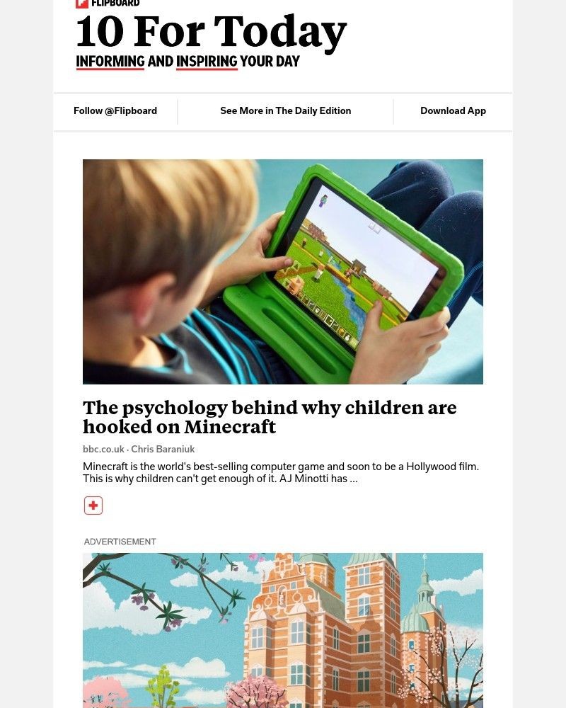 Screenshot of email with subject /media/emails/why-children-love-minecraft-5f9b53-cropped-623d516f.jpg