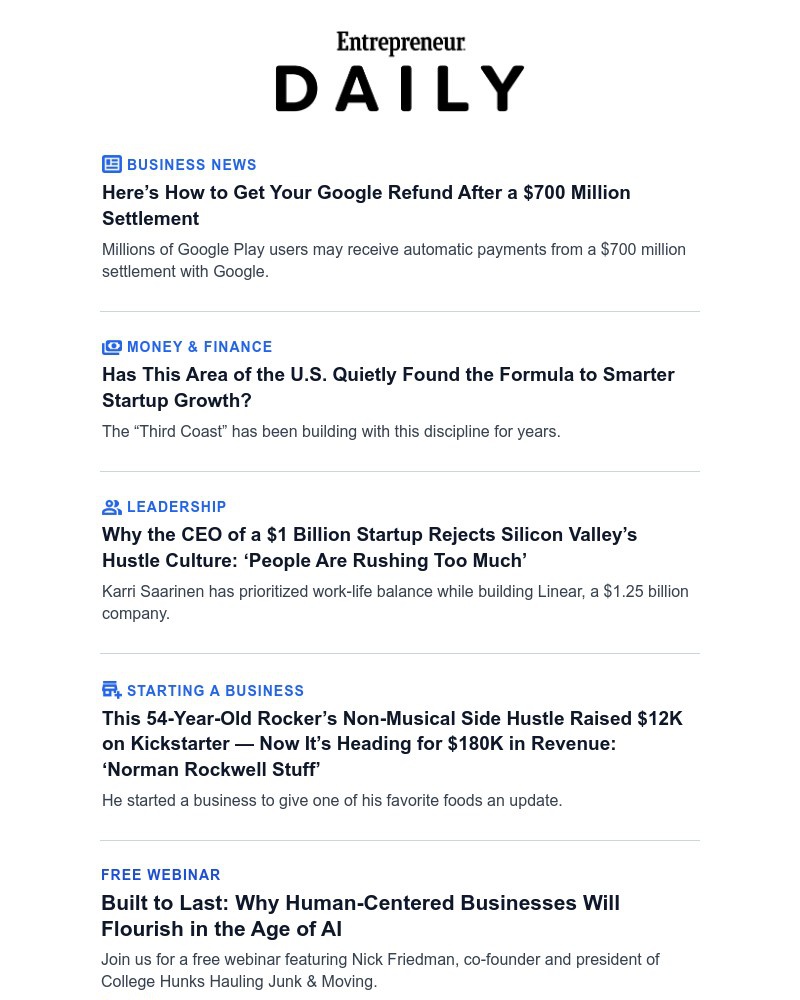 Screenshot of email with subject /media/emails/why-this-1b-startup-ceo-rejects-996-hustle-culture-3e4805-cropped-3b6675a1.jpg