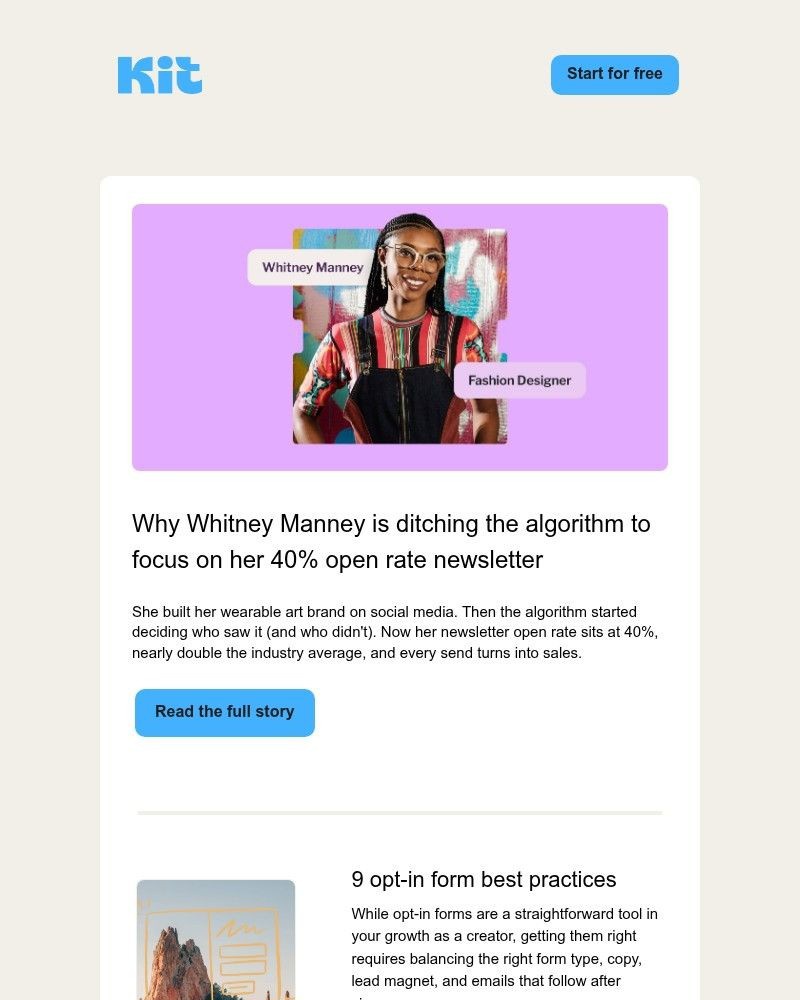Screenshot of email with subject /media/emails/why-this-creator-ditched-the-algorithm-to-focus-on-her-newsletter-0d0de8-cropped-cf3180a2.jpg