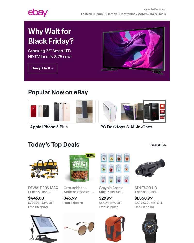 Screenshot of email with subject /media/emails/why-wait-for-black-friday-get-this-samsung-32-smart-led-hd-tv-for-175-now-cropped_nu0j1mW.jpg
