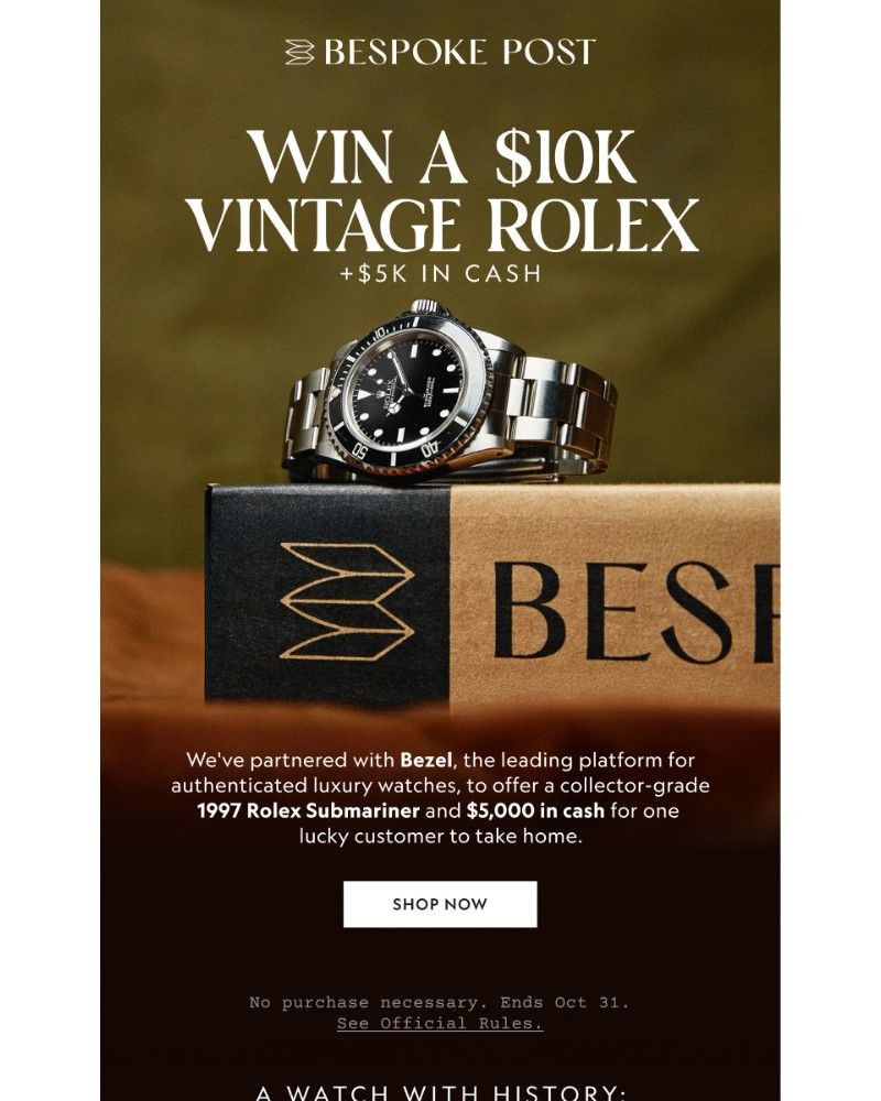Screenshot of email with subject /media/emails/win-a-10k-vintage-rolex-score-5k-in-cash-185e77-cropped-1df3ca32.jpg