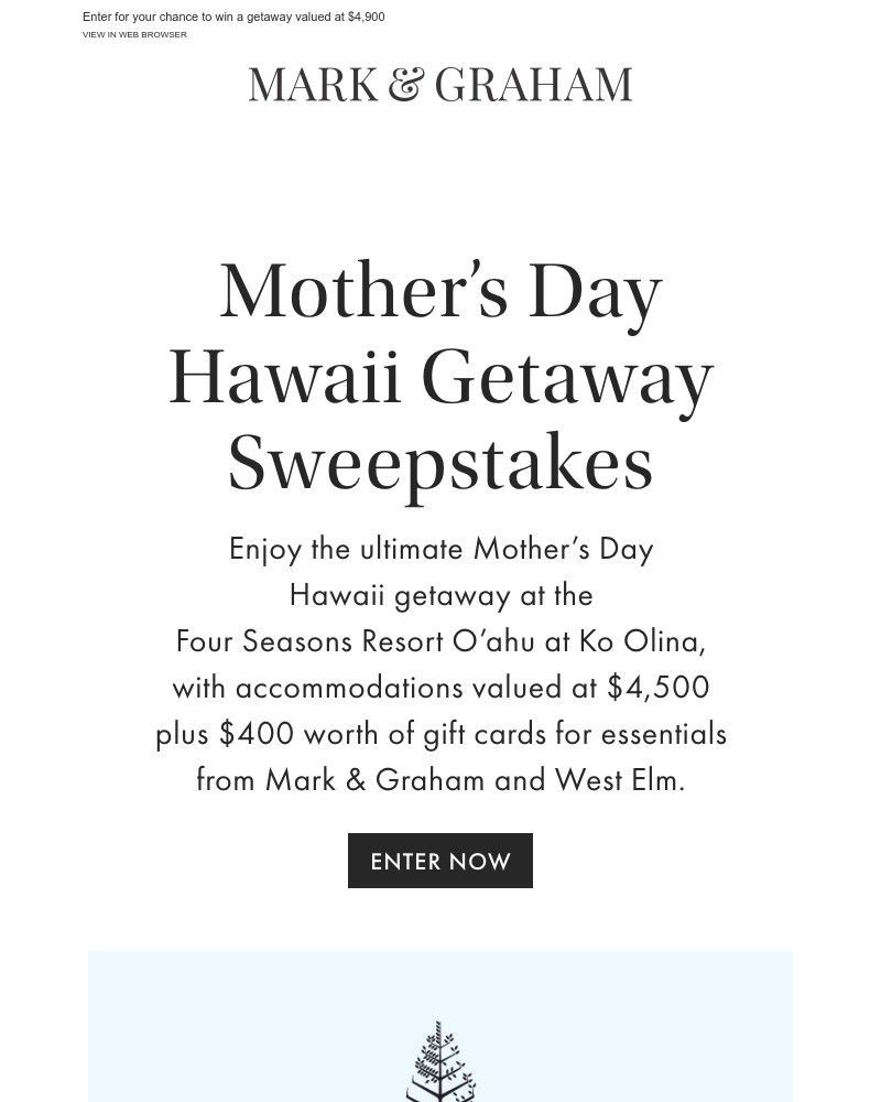 Screenshot of email with subject /media/emails/win-the-ultimate-mothers-day-getaway-to-hawaii-2f1369-cropped-5feba1d9.jpg
