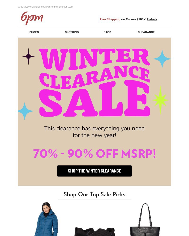 Screenshot of email with subject /media/emails/winter-clearance-on-now-70-90-off-5b5766-cropped-3ba99c9d.jpg