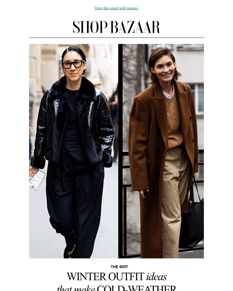 Screenshot of email sent to a Harper’s Bazaar Newsletter subscriber