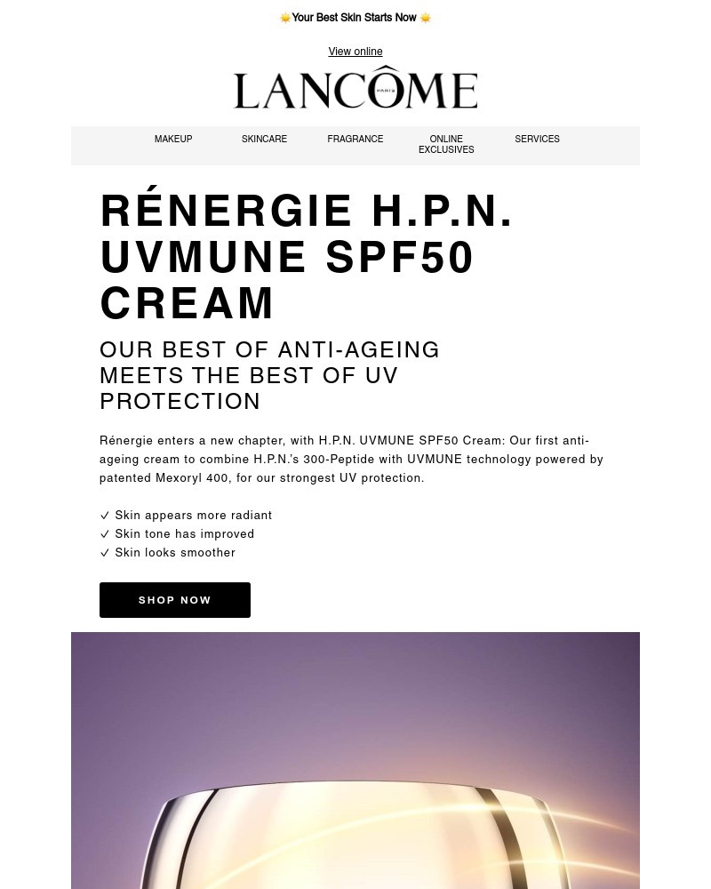 Screenshot of email with subject /media/emails/with-the-sun-getting-strongerlancomes-new-spf-has-you-covered-68d126-cropped-c172e587.jpg