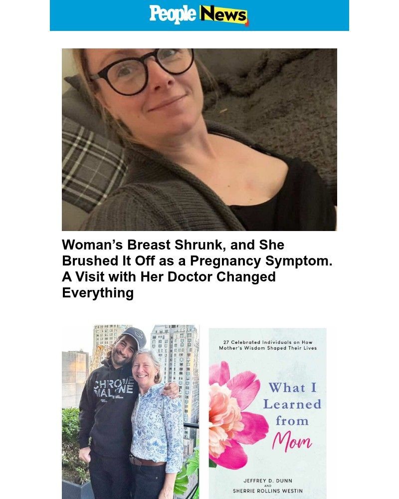 Screenshot of email sent to a People Newsletter subscriber