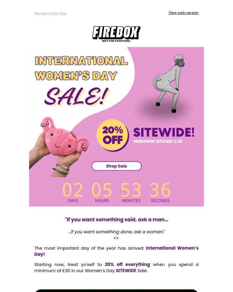 Screenshot of email with subject /media/emails/womens-day-sale-incoming-1328fe-cropped-6637ce05.jpg