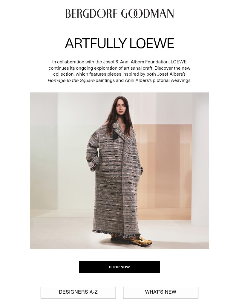 Screenshot of email with subject /media/emails/works-of-art-loewe-fall-25-89ca27-cropped-a67e7fd5.jpg