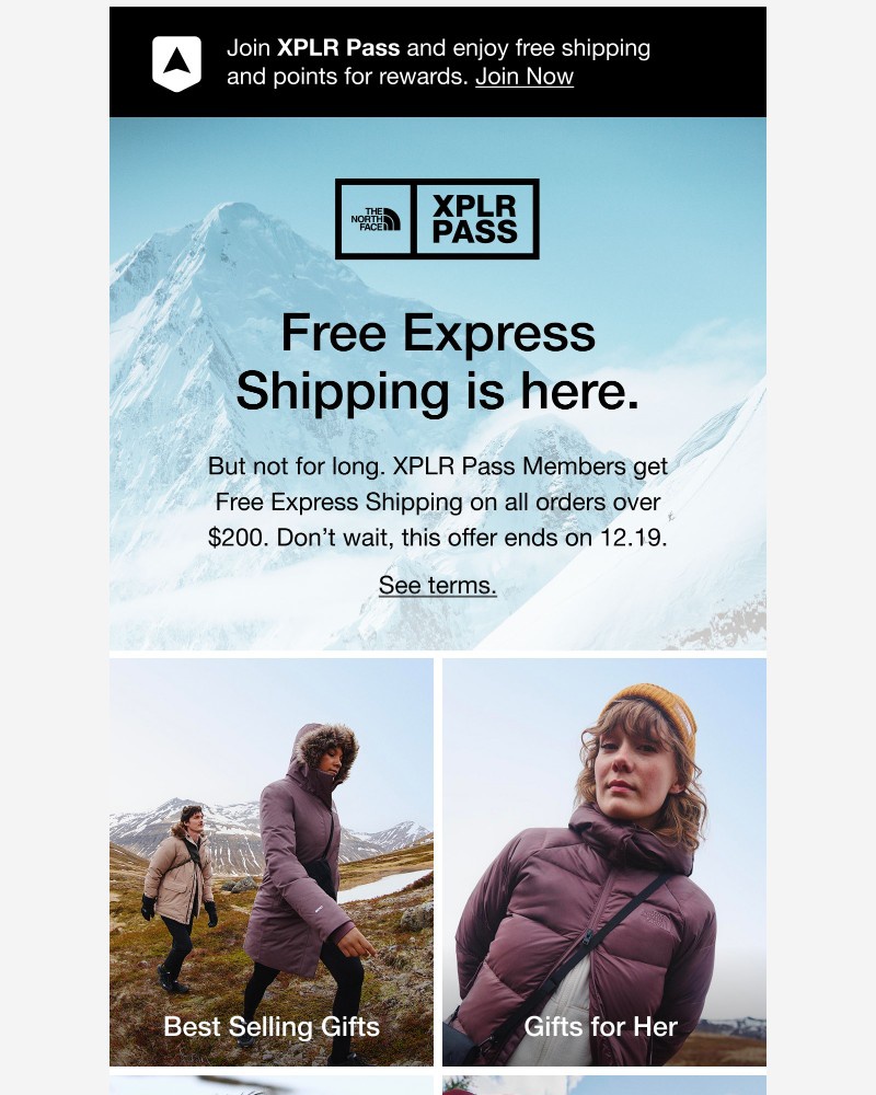 Screenshot of email with subject /media/emails/xplr-pass-members-spend-200-and-get-free-express-shipping-b22710-cropped-4f081936.jpg