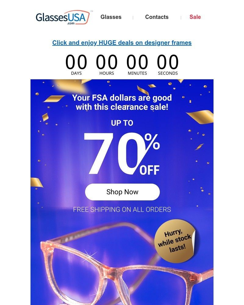Screenshot of email with subject /media/emails/year-end-sale-final-48-hours-dont-let-your-fsa-dollars-expire-f4e85a-cropped-b460b5b7.jpg