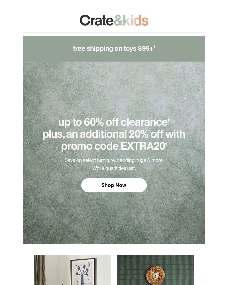 Screenshot of email with subject /media/emails/yes-an-extra-20-off-clearance-starts-now-99d12c-cropped-97e0083a.jpg