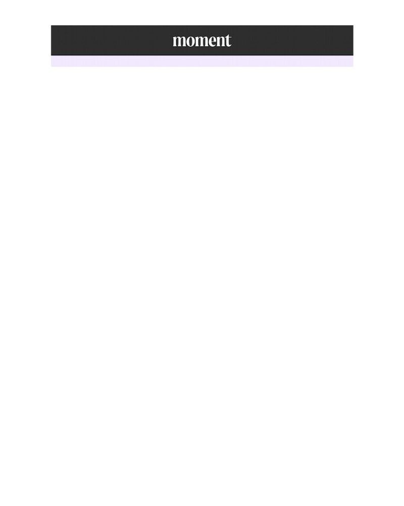 Screenshot of email sent to a Moment Newsletter subscriber