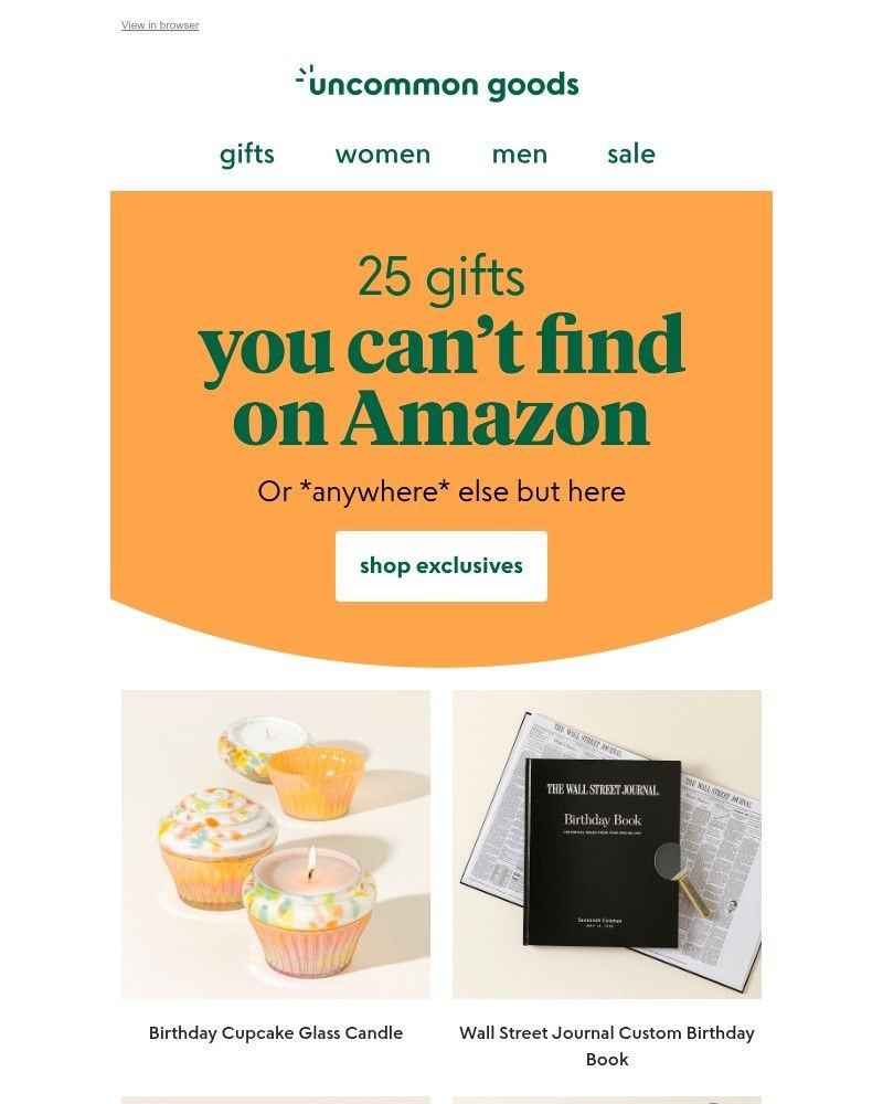 Screenshot of email with subject /media/emails/you-cant-find-these-gifts-on-amazon-b495f6-cropped-15209273.jpg