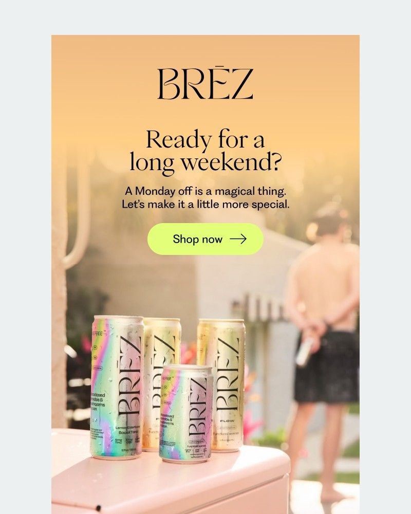 Screenshot of email sent to a Brez Newsletter subscriber