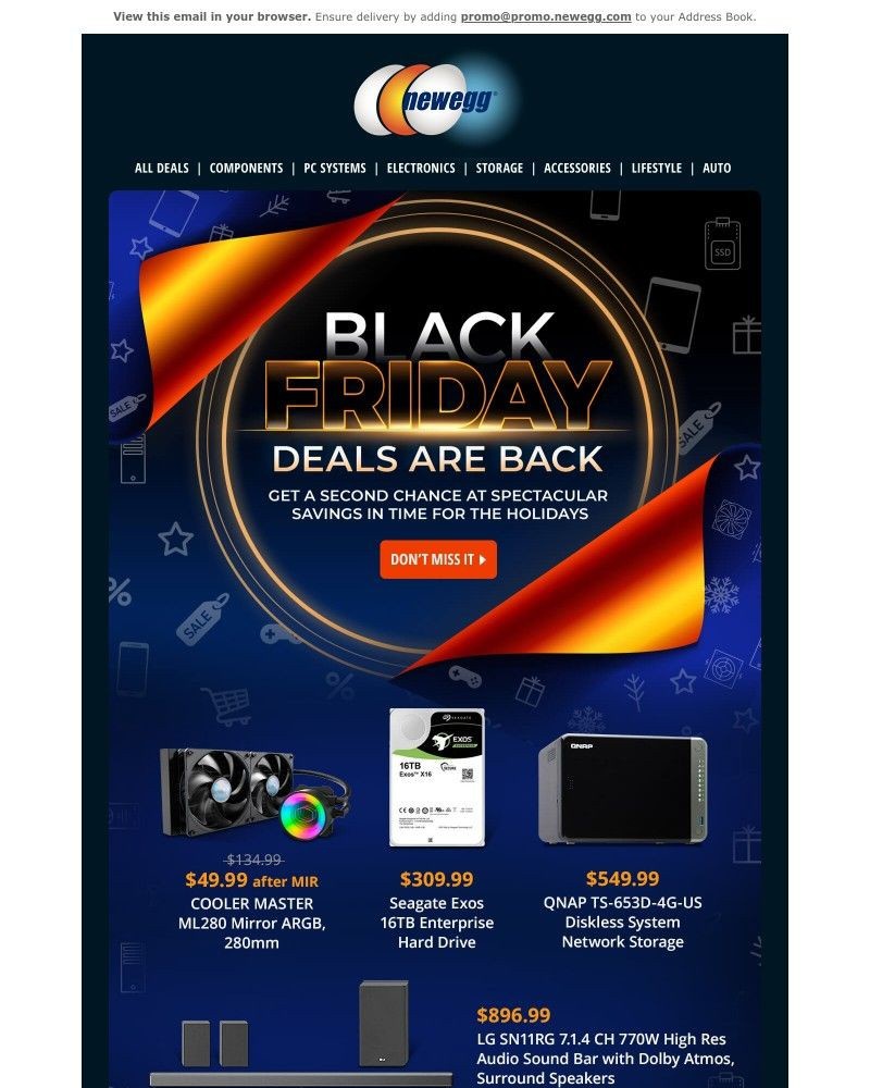 Screenshot of email with subject /media/emails/you-didnt-miss-black-friday-take-85-off-a-cooler-master-argb-280mm-cpu-cooler-e62_QeOaOii.jpg