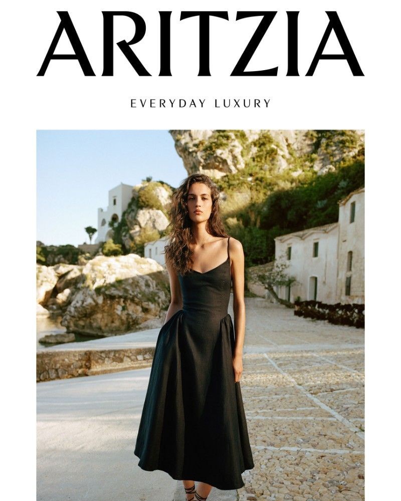 Screenshot of email sent to a Aritzia Newsletter subscriber