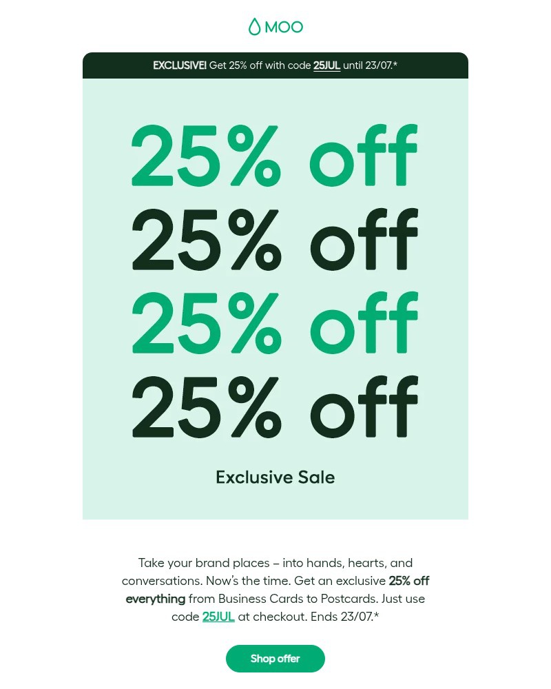 Screenshot of email with subject /media/emails/your-25-offer-is-now-live-843d5e-cropped-442b206e.jpg