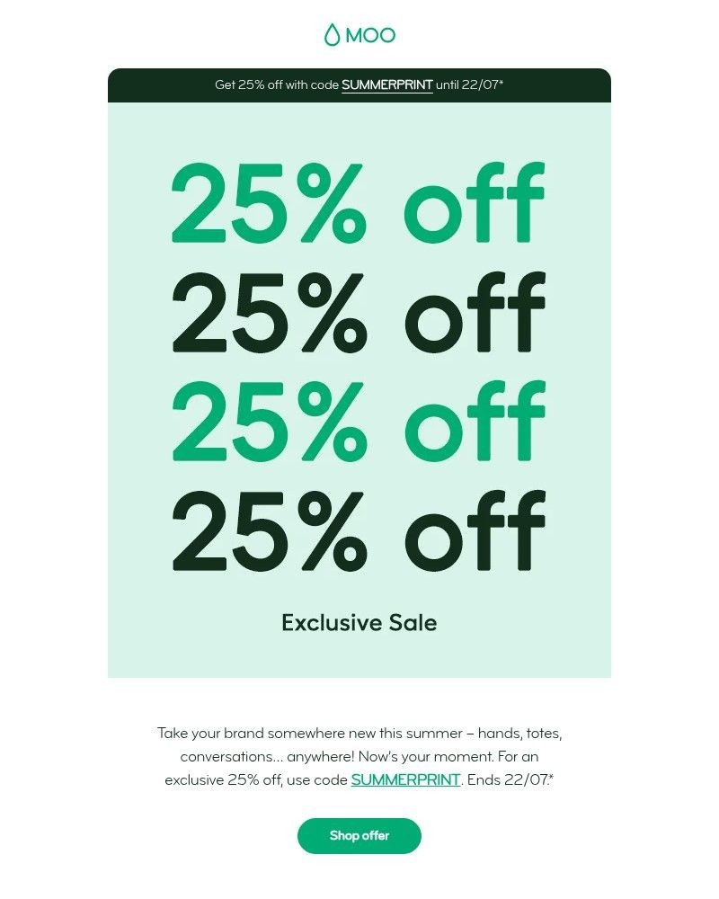 Screenshot of email with subject /media/emails/your-25-offer-is-now-live-d70a9a-cropped-0009decb.jpg