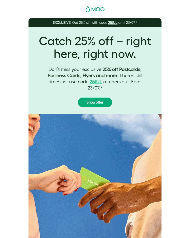 Screenshot of email with subject /media/emails/your-25-offer-is-waiting-86e5c0-cropped-564ed894.jpg