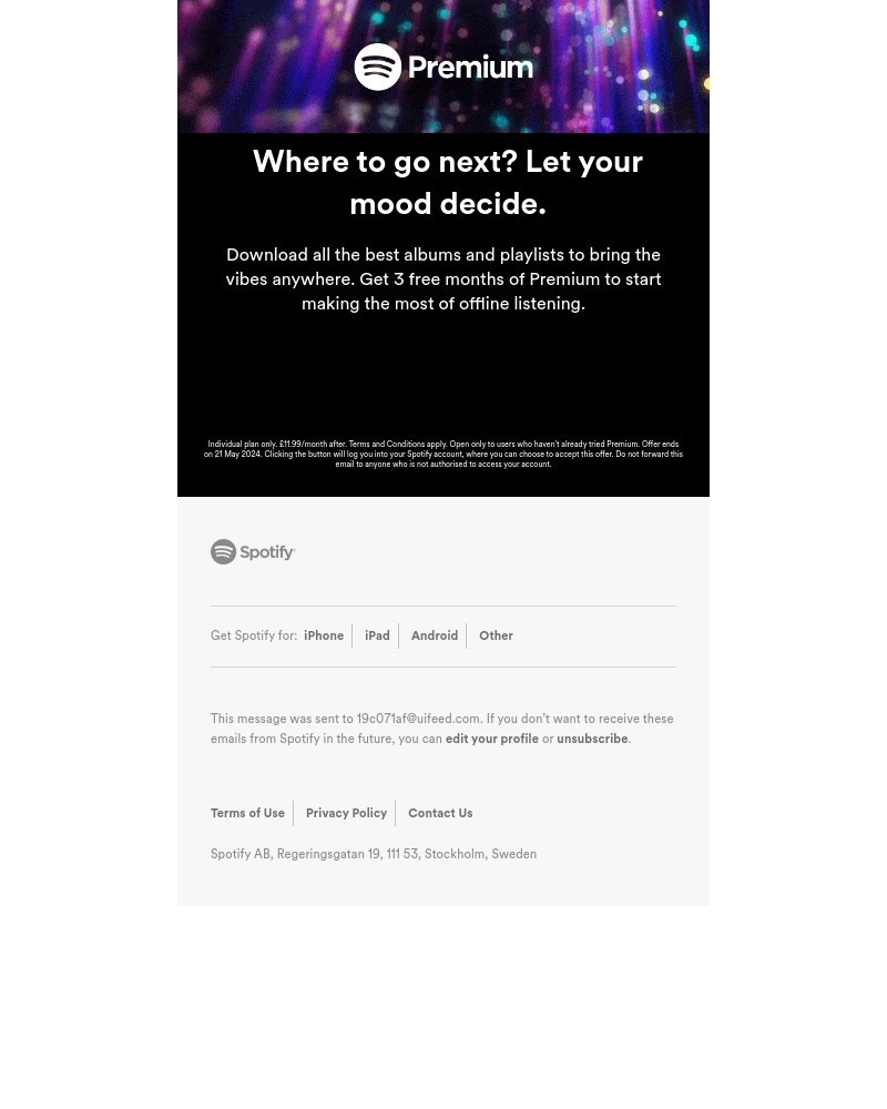 Screenshot of email with subject /media/emails/your-3-months-of-spotify-premium-for-0-are-waiting-a5b61b-cropped-d2fcb6ef.jpg