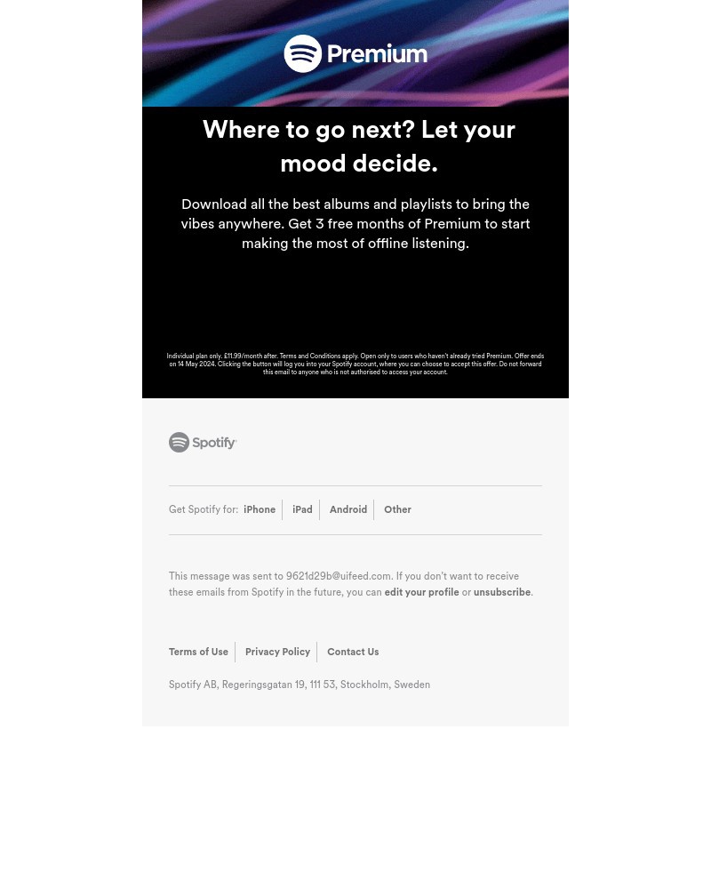 Screenshot of email with subject /media/emails/your-3-months-of-spotify-premium-for-0-are-waiting-ab1953-cropped-e145d606.jpg