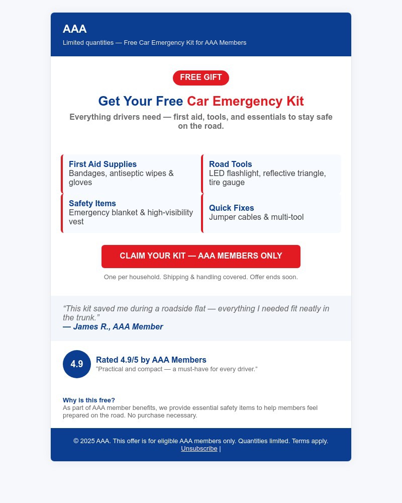 Screenshot of email with subject /media/emails/your-aaa-car-emergency-kit-offer-inside-1ad067-cropped-6272f71a.jpg
