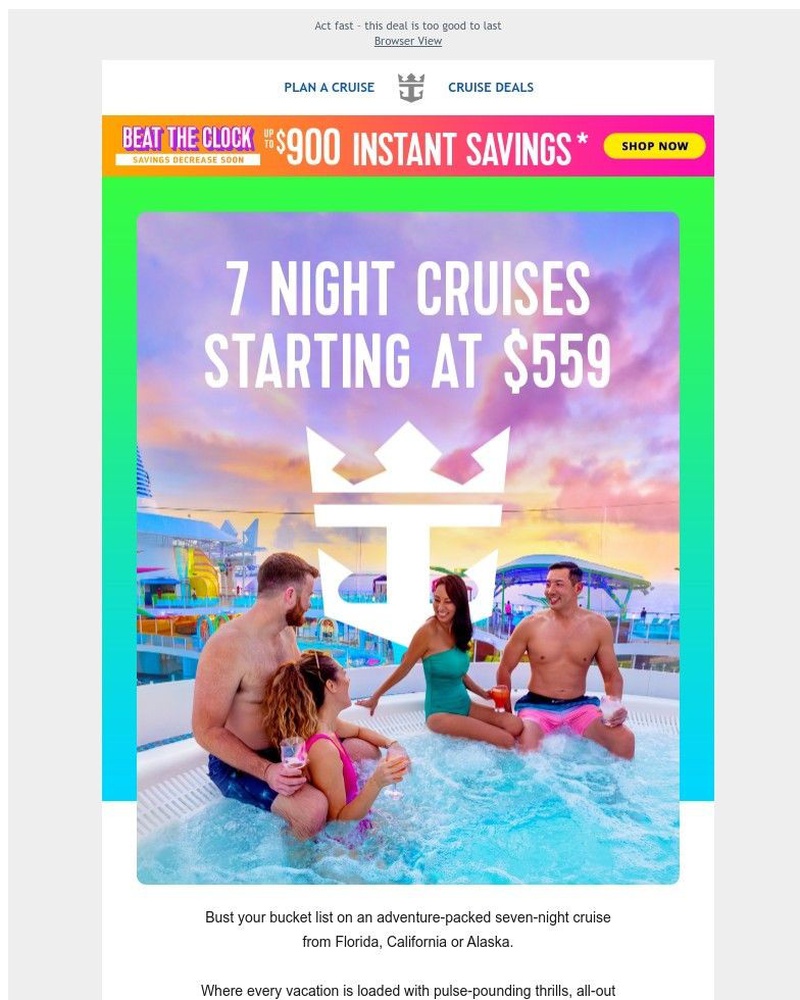 Screenshot of email with subject /media/emails/your-boldest-week-ever-starts-at-just-559-95f4b5-cropped-655b1e24.jpg