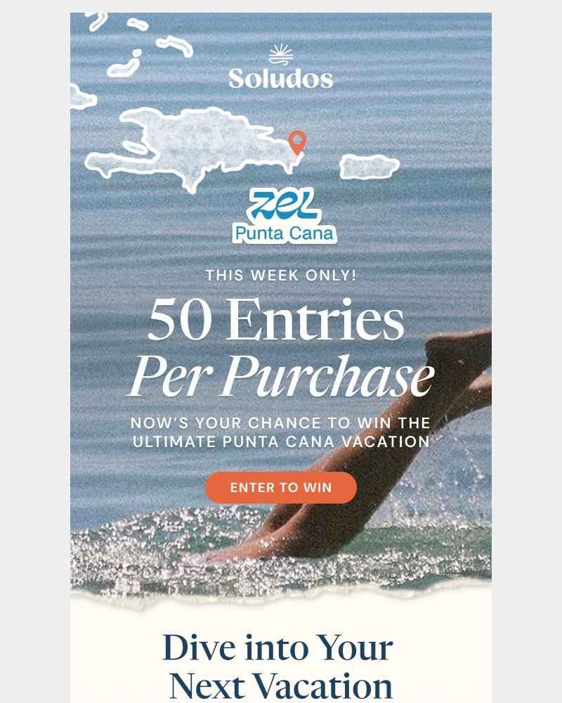 Screenshot of email sent to a Soludos Newsletter subscriber