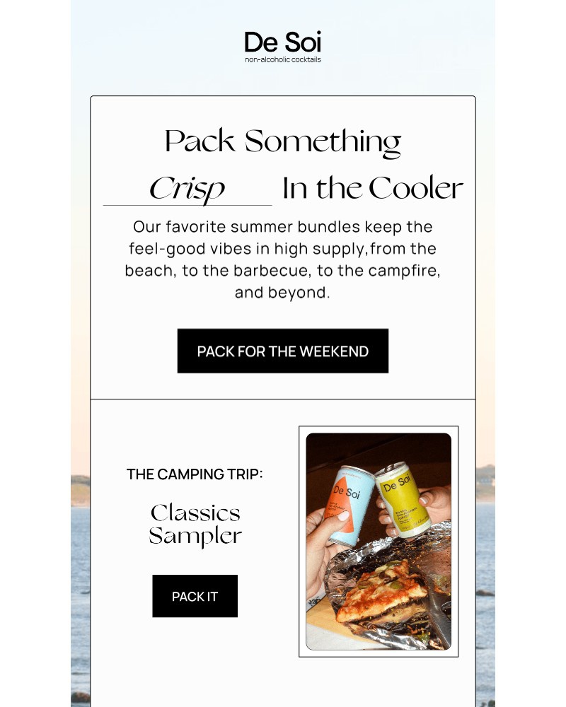 Screenshot of email sent to a De Soi Newsletter subscriber