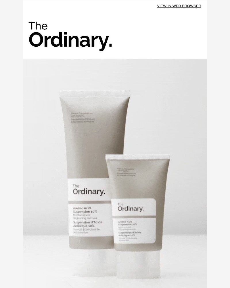 Screenshot of email sent to a The Ordinary Seller
