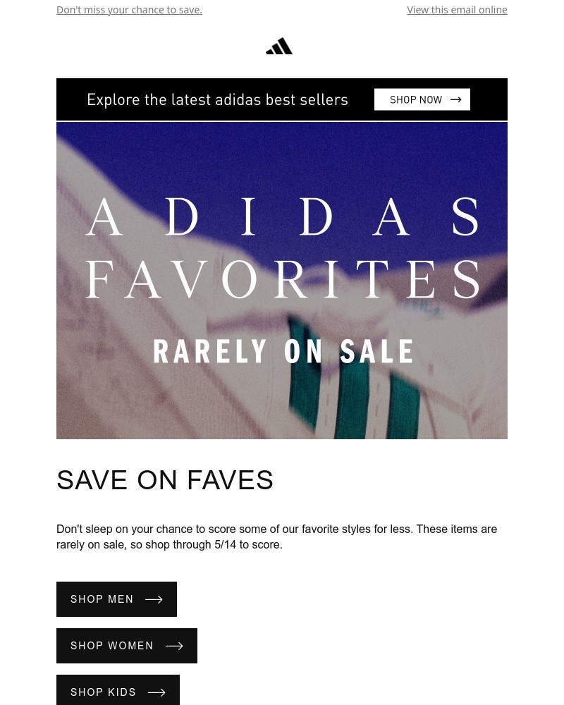 Screenshot of email with subject /media/emails/your-faves-for-less-but-not-for-long-f0e043-cropped-5b810ad6.jpg