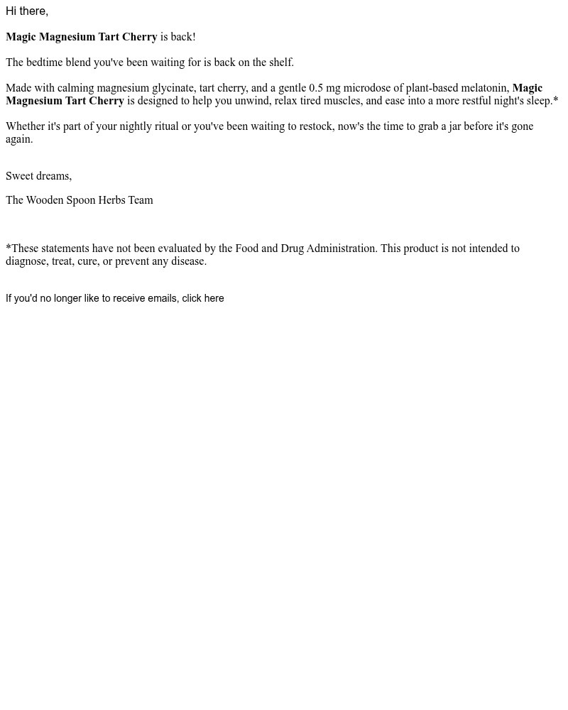 Screenshot of email with subject /media/emails/your-favorite-bedtime-blend-is-back-9babcd-cropped-8919fc44.jpg