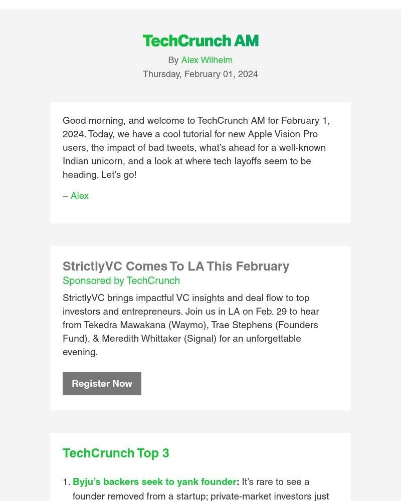 Screenshot of email with subject /media/emails/your-first-day-with-apples-vision-pro-2d1cd2-cropped-cb458045.jpg